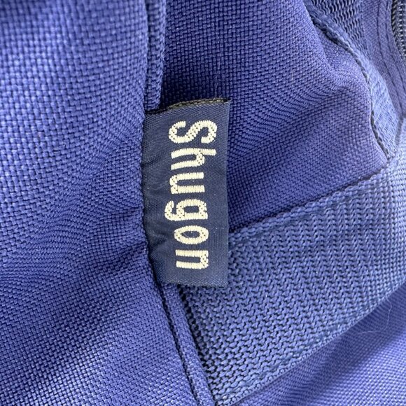 Shugon Blue Travel Duffel Bag Detachable Strap Multiple Compartments 19x11x9 - Picture 3 of 14